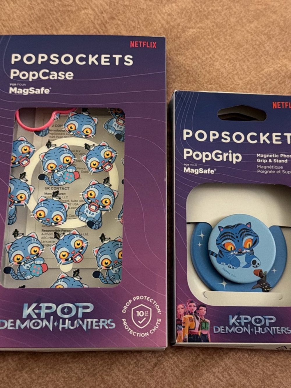 PopSockets K-Pop Demon Hunters PopCase & PopGrip - Blue Character Design
